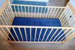 Houten babybedje, Ophalen, 140 tot 160 cm, Zo goed als nieuw, Matras