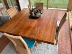 Prachtige houten tafel. 140x140 x 80cm, Huis en Inrichting, Tafels | Eettafels, Ophalen of Verzenden, Zo goed als nieuw