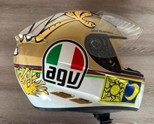 Agv Valentino Rossi helm ( the chicken), Motoren, Kleding | Motorhelmen, Dames, Heren, Integraalhelm, L, AGV, Tweedehands, Ophalen of Verzenden