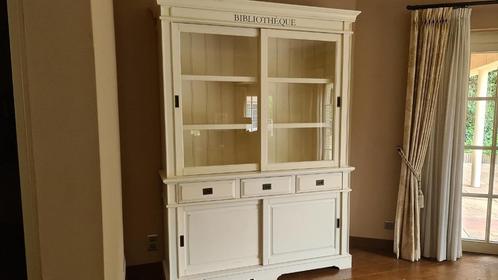 Boekenkast Bibliotheque wit antiek, Antiek en Kunst, Antiek | Meubels | Kasten, Ophalen