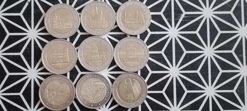 2euro munten 'Duitse', Timbres & Monnaies, Monnaies | Europe | Monnaies euro, Monnaie en vrac, Autres valeurs, Allemagne, Enlèvement
