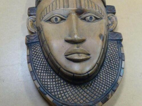 Groot Houten Masker: Idia, Queen Mother Of Benin, Antiek en Kunst, Kunst | Niet-Westerse kunst, Ophalen