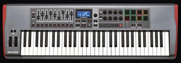 Novation Impulse MIDI-keyboard met 61 toetsen, Muziek en Instrumenten, Keyboards, Zo goed als nieuw, 61 toetsen, Overige merken