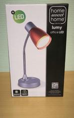 LED Bureaulamp, Rood-Grijs, Nieuw!, Modern - Stijlvol - Hedendaags, Nieuw, Ophalen of Verzenden, Minder dan 50 cm