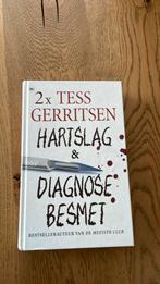 Tess Gerritsen - Hartslag & Diagnose besmet, Livres, Santé, Diététique & Alimentation, Tess Gerritsen, Utilisé, Enlèvement ou Envoi