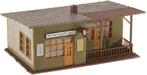 Bouwpakket | treinstation gebouw model | Nieuw, Hobby en Vrije tijd, Modeltreinen | H0, Overige merken, -, Verzenden, Brug, Tunnel of Gebouw