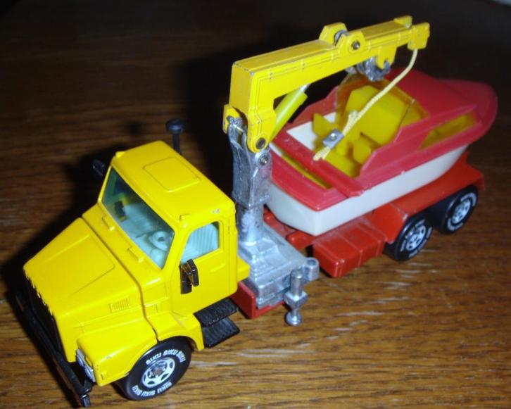 Camion Volvo 12 Turbo 6, Siku 2814 LKW bateau rouge, 1975-83, Hobby en Vrije tijd, Modelauto's | 1:50, Gebruikt, Bus of Vrachtwagen