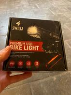 Swilix Premium USB fietslicht 400 lumen (Nieuw!), Batterij, Voorlicht, Nieuw, Ophalen of Verzenden