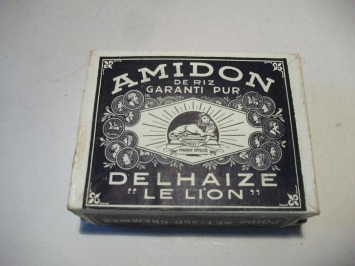 Vintage verpakking Amidon Delhaize, Verzamelen, Merken en Reclamevoorwerpen, Gebruikt, Verpakking, Ophalen of Verzenden