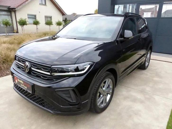 Volkswagen T-Cross RLine, trekhaak, navi, AppConnect, Black, Auto's, Volkswagen, Bedrijf, Te koop, T-Cross, ABS, Adaptive Cruise Control