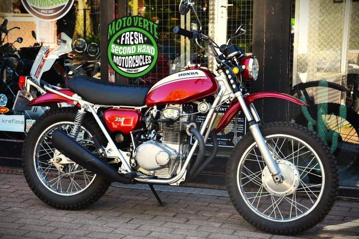 HONDA SL350 K1 ***MOTOVERTE.BE***, Motoren, Motoren | Honda, Bedrijf, Naked bike, Ophalen
