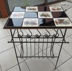 Vintage bijzettafel met tijdschriftenhouder, Ophalen