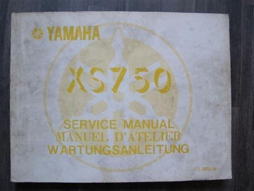 Documentatie 4B Yamaha Service manual voor de XS750, Motoren, Onderdelen | Yamaha, Gebruikt, Ophalen of Verzenden