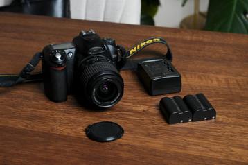 Nikon D50 camera + AF-S Nikkor 18-55 mm CCD-lens beschikbaar voor biedingen