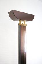 Hollywood Regency vloerlamp - Seventies vintage topdesign, Ophalen, Zo goed als nieuw, Glas