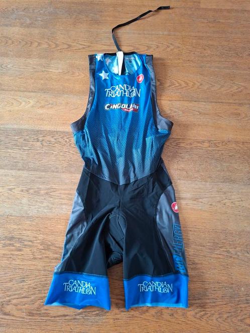 Castelli Trisuit XL, Fietsen en Brommers, Fietsaccessoires | Fietskleding, Zo goed als nieuw, XL, Verzenden