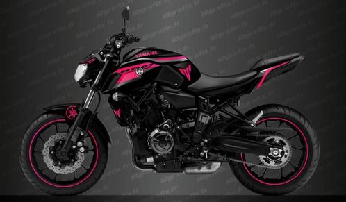 Stickers yamaha mt07 2018-2020, Motoren, Accessoires | Stickers, Ophalen of Verzenden