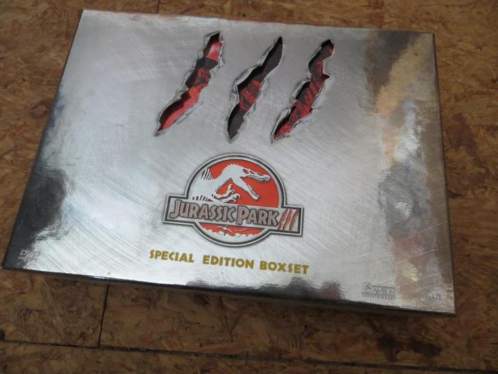 Jurassic Park III - Verzamelbox Set - DVD+CD, Cd's en Dvd's, Dvd's | Avontuur, Zo goed als nieuw, Boxset, Alle leeftijden, Verzenden