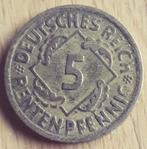 ALLEMAGNE : 5 RENTENPFENNIG 1924 A KM 32, Timbres & Monnaies, Envoi, Monnaie en vrac, Allemagne