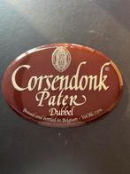 Corsendonk reclamebord metaal, Verzamelen, Merken en Reclamevoorwerpen, Ophalen, Zo goed als nieuw, Reclamebord