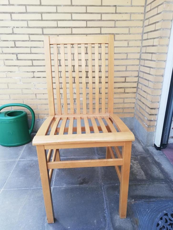 Een houten stoel, Huis en Inrichting, Stoelen, Gebruikt, Eén, Hout, Ophalen