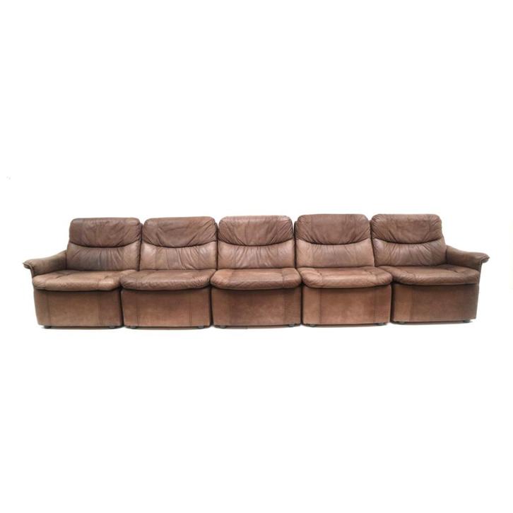 XXL vintage elementenbank bank De Sede jaren '60 '70 retro, Huis en Inrichting, Zitzakken, Verzenden