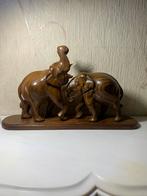 Olifanten in hout, Ophalen of Verzenden