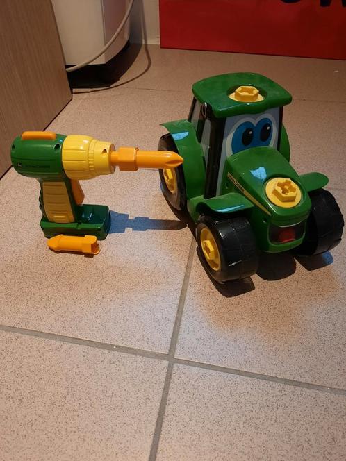 Speelgoed tractor John Deere met schroevendraaier, Kinderen en Baby's, Speelgoed |Speelgoedvoertuigen, Gebruikt, Ophalen