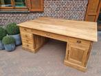 Teak Partnerdesk/bureau GRATIS LEVERING, Huis en Inrichting, Ophalen of Verzenden, Zo goed als nieuw, Bureau