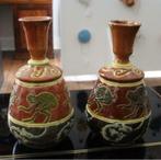 Vases en faïence émaillée L.S.V - art déco - 1930, Antiquités & Art, Enlèvement ou Envoi