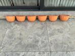 Hangbloempotten terracotta, Ophalen, Gebruikt, Tuin, Overige vormen