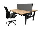 Professional duo zit sta bureau (120), Computers en Software, Laptoptafels, Ophalen of Verzenden, In hoogte verstelbaar