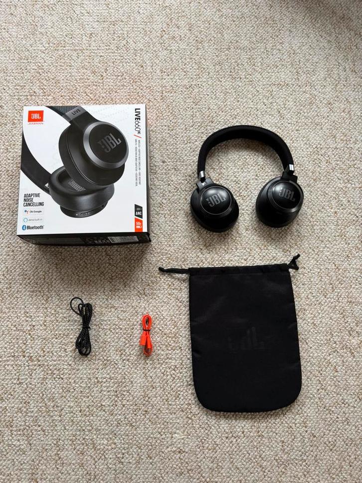 Casque Bluetooth JBL Live 660NC – Réduction de bruit active, Audio, Tv en Foto, Hoofdtelefoons, Zo goed als nieuw, Overige merken