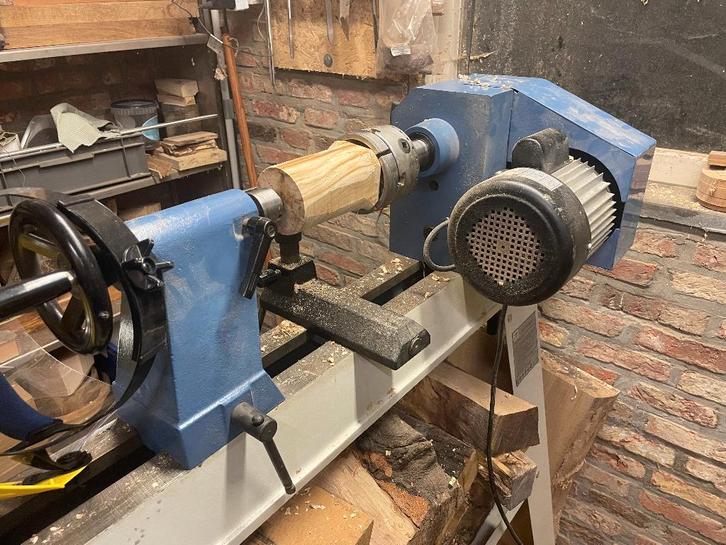 HBM 1100 Variabele houtdraaibank, Doe-het-zelf en Bouw, Draaibanken, Gebruikt, Houtdraaibank, Ophalen