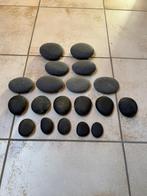 basaltstenen - hotstones, Sport en Fitness, Massageproducten, Ophalen, Gebruikt