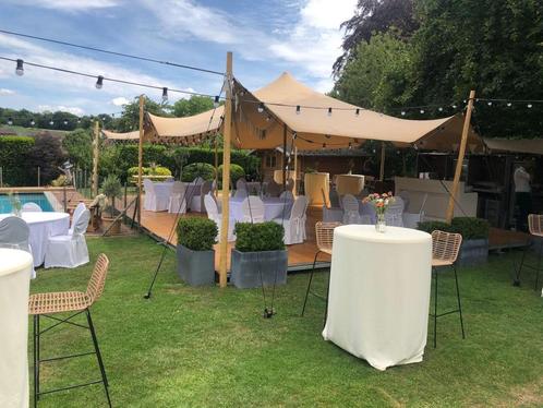 Stretchtent Feesttent Partytent 8x12mtr, Tuin en Terras, Partytenten, Gebruikt, Overige typen, 2 meter of meer, 8 meter of meer