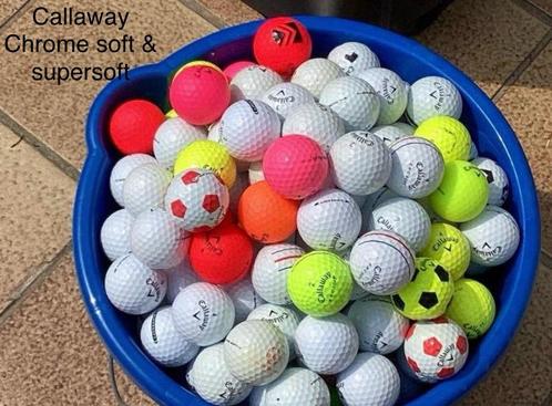 Set van 100 stuks callaway chromesoft & supersoft mix, Sport en Fitness, Golf, Zo goed als nieuw, Bal(len), Callaway, Ophalen