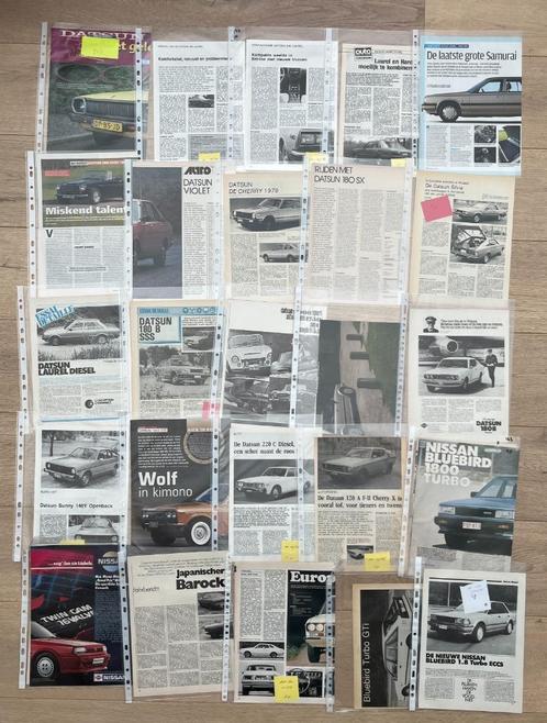 DATSUN - ARTIKELS, Boeken, Auto's | Folders en Tijdschriften, Nissan, Ophalen of Verzenden