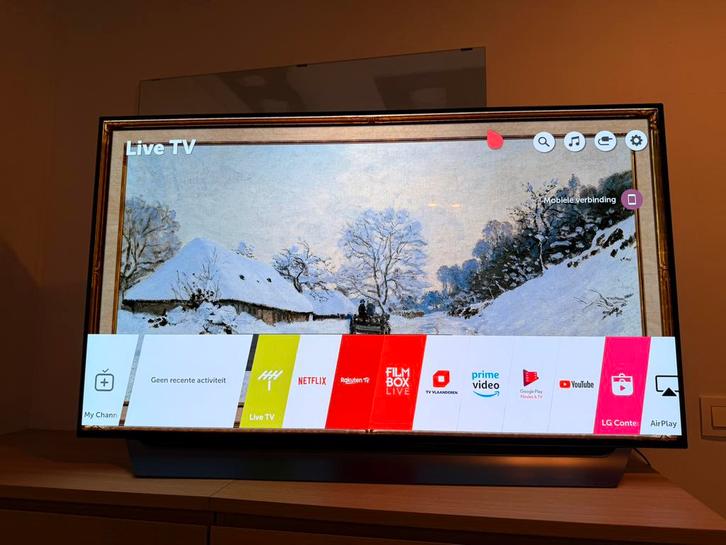 LG oled 55 inch C8, Audio, Tv en Foto, Televisies, Zo goed als nieuw, OLED, 100 cm of meer, 4k (UHD), LG, 120 Hz, Smart TV, Ophalen