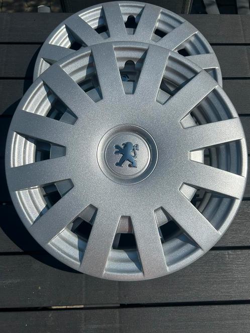 3 originele Peugeot 207,208,307,308 partner 15" wieldoppen, Auto diversen, Wieldoppen, Nieuw, Ophalen of Verzenden
