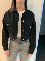 Veste en jeans Bershka noir T.XS état neuf, Ophalen of Verzenden, Zo goed als nieuw