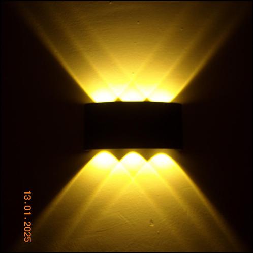 wandverlichting LED binnen buiten IP66, Huis en Inrichting, Lampen | Wandlampen, Zo goed als nieuw, Metaal, Ophalen of Verzenden