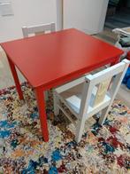 Ikea kindertafel met 2 stoelen, Kinderen en Baby's, Kinderkamer | Tafels en Stoelen, Ophalen, Gebruikt, Stoel(en)