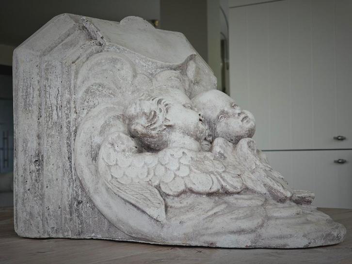 Console d'ange ancienne grande statue deux anges, des anges, Antiquités & Art, Art | Sculptures & Bois, Enlèvement ou Envoi