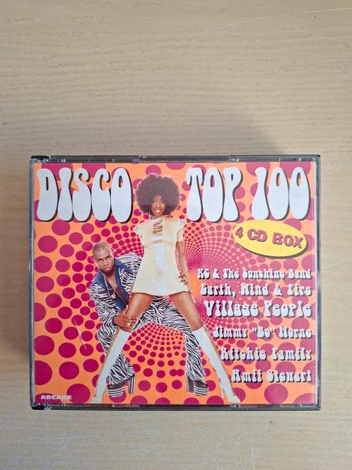 4cd box. Disco Top 100. (Arcade)., Cd's en Dvd's, Cd's | Verzamelalbums, Gebruikt, Ophalen of Verzenden