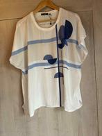 tshirt titchini creme blauw als nieuw 52, Kleding | Dames, Grote Maten, Titchini, Blauw, Zo goed als nieuw, Shirt of Top