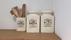 Voorraadpotten RIce-Pasta-Utensils., Huis en Inrichting, Ophalen, Gebruikt, Wedgwood, Overige typen