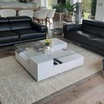 Mooie glazen Salontafel met open ruimte, Maison & Meubles, Tables | Tables de salon, 100 à 150 cm, Moins de 50 cm, 100 à 150 cm