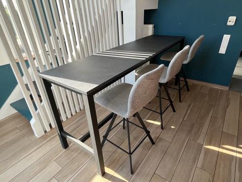 Table haute et tabourets PERFECTA, Huis en Inrichting, Barren, Zo goed als nieuw, Ophalen