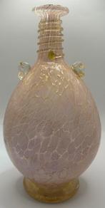 Prachtige murano vaas met 24 karaat goudschilfers getekend, Antiek en Kunst, Ophalen of Verzenden